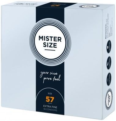 Mister Size - 57 mm Kondome - 36 Stück