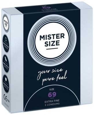 Mister Size - 69 mm Kondome - 3 Stück