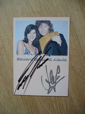 Panflöte Edward Simoni & Alexis - handsignierte Autogramme!!!