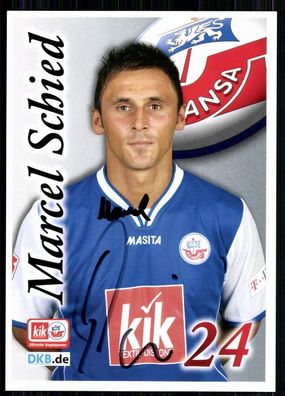 Marcel Schied FC Hansa Rostock 2007-08 Original Signiert + A 82095