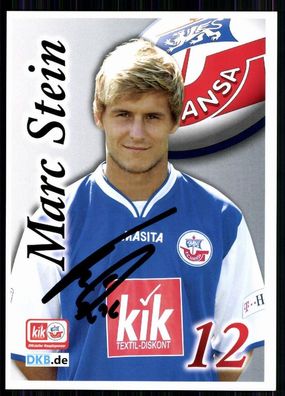 Marc Stein FC Hansa Rostock 2007-08 Original Signiert + A 82096