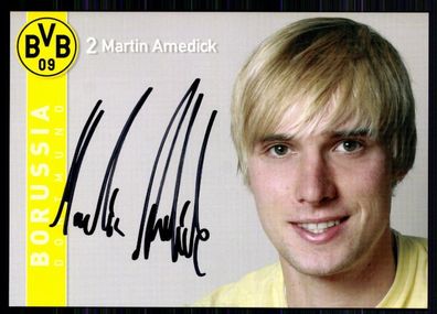 Martin Amedick Borussia Dortmund 2007-08 Original Signiert + A 82142