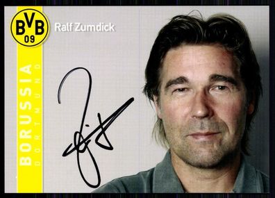 Ralf Zumdick Borussia Dortmund 2007-08 1. Karte Original Signiert + A 82136