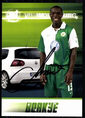 Isaac Boakye VFL Wolfsburg 2007-08 Autogrammkarte Original Signiert + A 82259