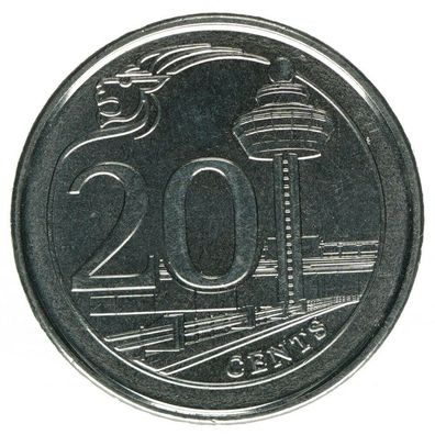 Singapur 20 Cents 2015 A46944