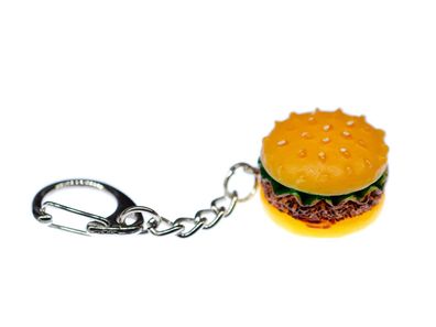 Hamburger Schlüsselanhänger Miniblings Anhänger Fastfood Cheeseburger USA