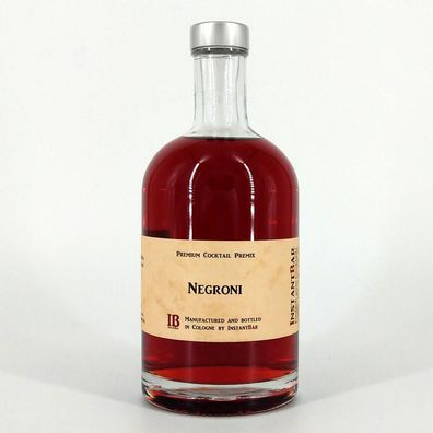Negroni - Premium Cocktail Premix statt Fertigcocktail