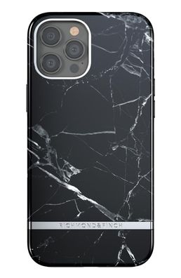 Richmond & Finch Black Marble für Apple iPhone 12 Pro Max - Schwarz