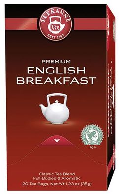 Teekanne Premium English Breakfast, Schwarztee, Teebeutel im Kuvert, 2. Entnahme