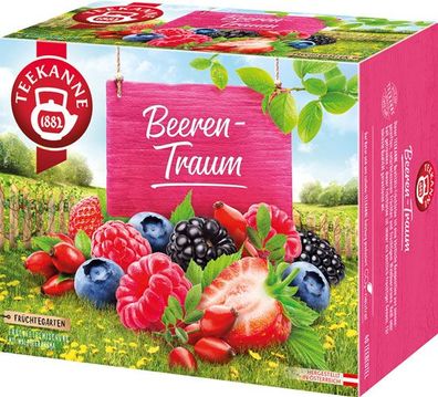 Teekanne Früchtegarten Beeren-Traum, Teebeutel im Kuvert