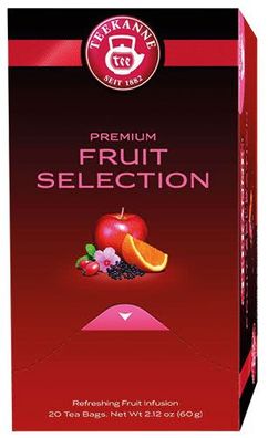 Teekanne Premium Früchte Auslese, Früchtetee, Teebeutel im Kuvert, 2. Entnahmefa