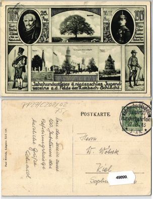 49899 DR Ganzsachen Postkarte PP27/ C202/2 Hunderjahrfeier Katzbachschlachtfelde