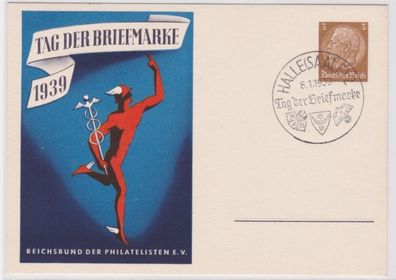 96053 Ganzsache Ak Reichsbund der Philatelisten eV. Tag der Briefmarke 1939