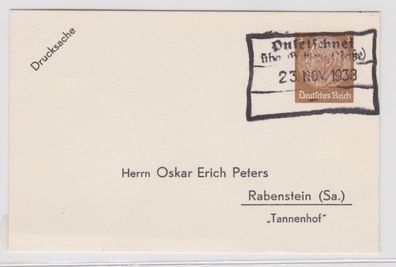 96868 Privat Ganzsachen Postkarte PP122/ B35 Oskar Erich Peters Rabenstein 1938