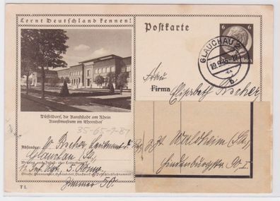 97153 DR Ganzsachen Postkarte P236/ B1 Zudruck Herold & Wilhelm Leipzig 1935
