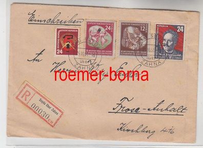 83227 Einschreiben Brief Seyda über Zahna 1951