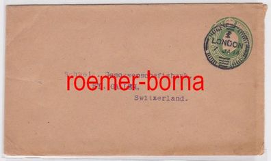 73799 Ganzsachen Postkarte England London nach St. Gallen Schweiz 1914