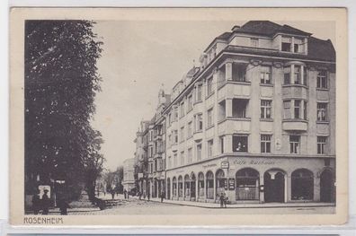 28027 Ak Rosenheim Café Rathaus 1919