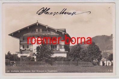 78253 Ak Bad Wiessee am Tegernsee Kurheim Hansbauer um 1940