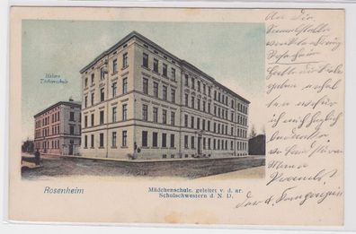 78940 Feldpost AK Rosenheim - Mädchenschule, höhere Töchterschule 1916