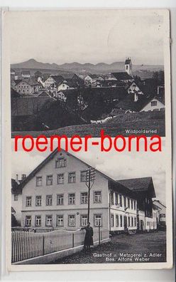 79640 Mehrbild Ak Wildpoldsried Gasthof und Metzgerei 1937