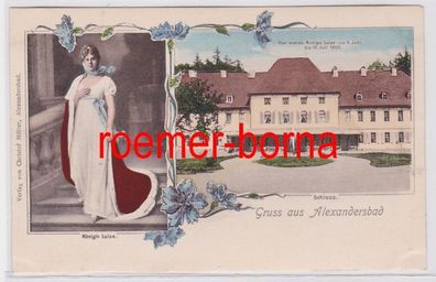81870 Mehrbild Ak Gruss aus Alexandersbad Wonsitz Königing Luise um 1900