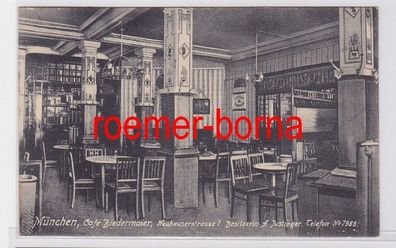 82054 Ak München Café Biedermaier Neuhauserstr. 1 Besitzerin A. Justinger 1911