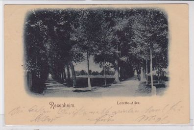 86826 Ak Rosenheim - Loretto-Allee 1900