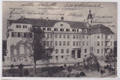 86827 AK Rosenheim - Städtische Töchterschule mit Erziehungs-Institut 1900