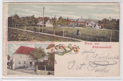 88603 AK Gruss aus Altdrossenfeld - Bierbrauerei & Gastwirtschaft Schnupp 1904