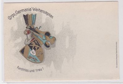 98055 Studentika Ak Corps 'Germania' Weihenstephanum 1920