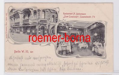81954 Mehrbild Ak Berlin Tauenzienstr. 7b Restaurant 'Zum Tauenzien' 1905