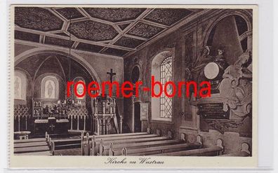 80938 Ak Kirche zu Wustrau Altarraum um 1930