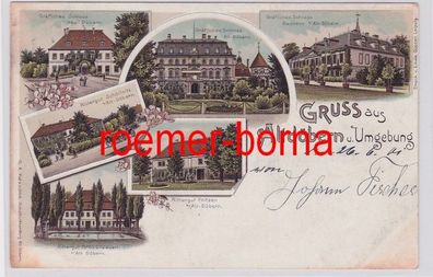 81786 Ak Lithografie Gruss aus Altdöbern u. Umgebung 1901