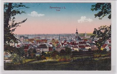 90694 AK Spremberg in der Lausitz - Total mit Kirche und Rathaus