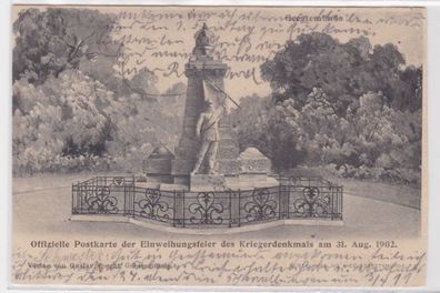 13403 Ak Geestemünde Einweihungsfeier des Kriegerdenkmals 1902