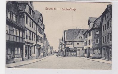 36069 Ak Butzbach Griedler Strasse mit Geschäften 1930