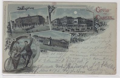68315 Mehrbild Ak Gruß aus Cassel Bahnhof, Post usw. 1914