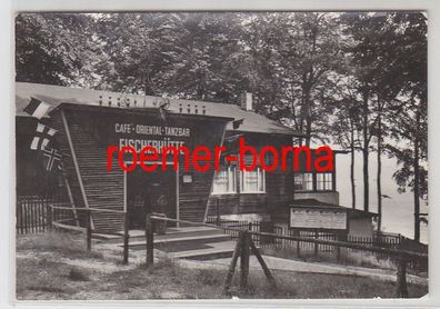 75905 Ak Ückeritz auf Usedom Café Oriental Tanzbar 'Fischerhütte' 1977