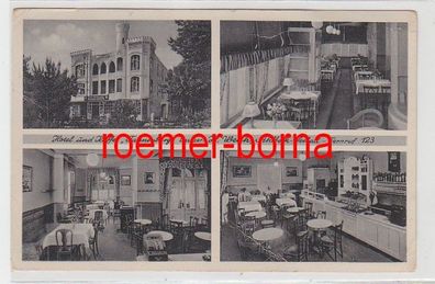 79805 Mehrbild Ak Seebad Ahlbeck Hotel 'Tannenburg' um 1940