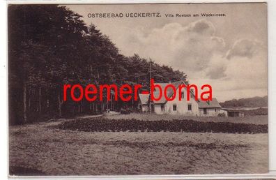 80285 Ak Ostseebad Ückeritz Villa Rostock am Wockninsee 1914