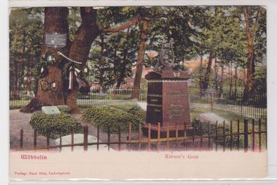 90740 Ak Wöbbelin Körners Grab um 1900