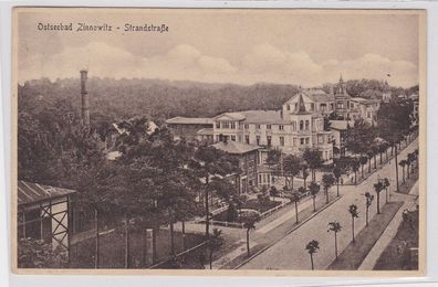 90938 Ak Ostseebad Zinnowitz Strandstrasse 1933