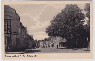 91044 Ak Grevesmühlen i.M. große Seestrasse 1944