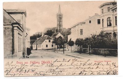 96321 Ak Gruß aus Feldberg Strelitzer Strasse 1905