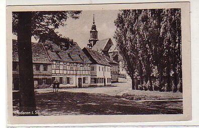 38987 Mondscheinkarte Gruß vom Restaurant Berggarten Celle 1899
