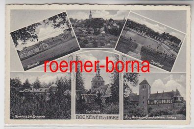 68796 Mehrbild Ak Bockenem am Harz Stadtbad usw. 1940