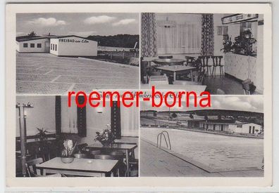 79850 Mehrbild Ak Gruß aus Henkenrode Elm Freibad um 1960