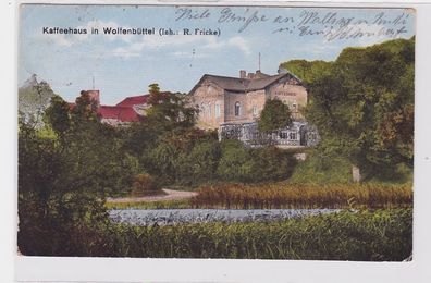 92327 Ak Kaffeehaus in Wolfenbüttel 1923