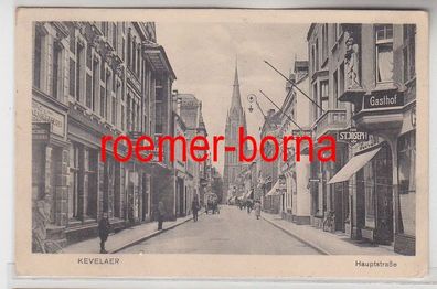 71449 Ak Kevelaer Hauptstrasse mit Geschäften 1927